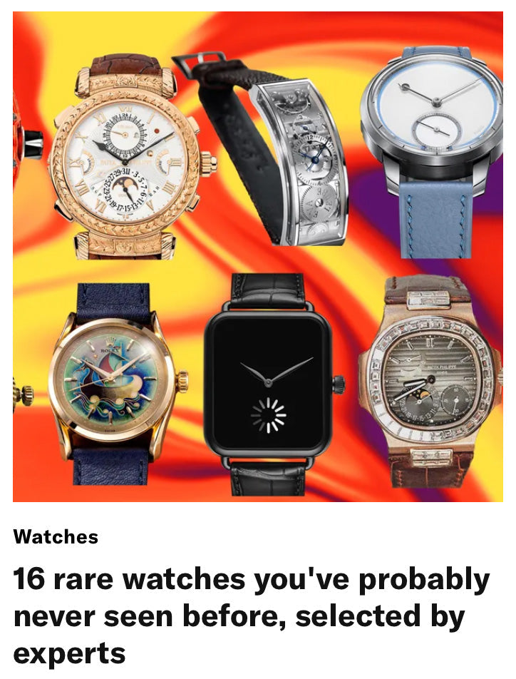 GQ | PaddleWaves Quoted on 16 rare watches