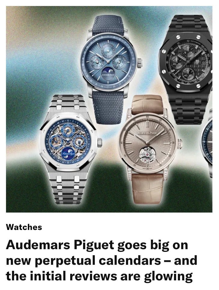 GQ | PaddleWaves Quoted on Audemars Piguet goes big on new perpetual calendars