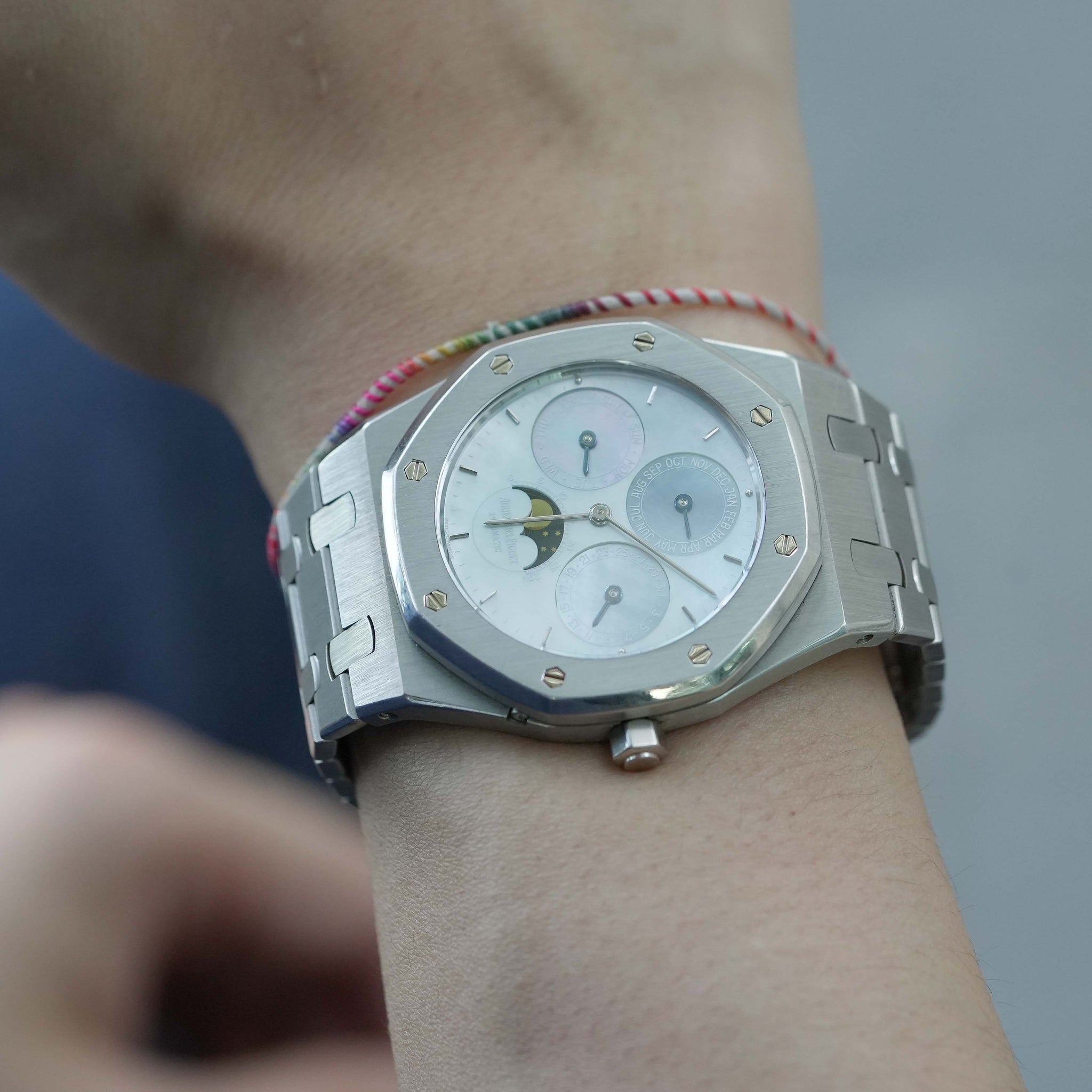 Audemars Piguet Royal Oak in Platinumworn on the wrist