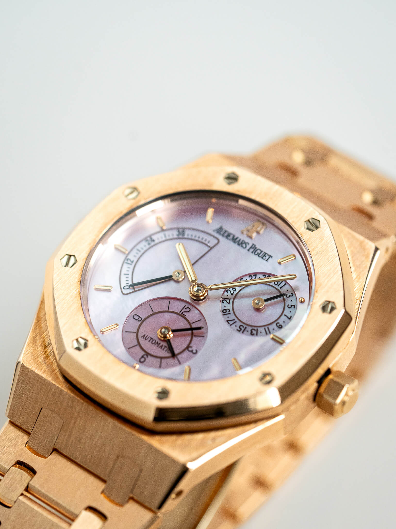 MOP Dial of Audemars Piguet Royal Oak Dual Time