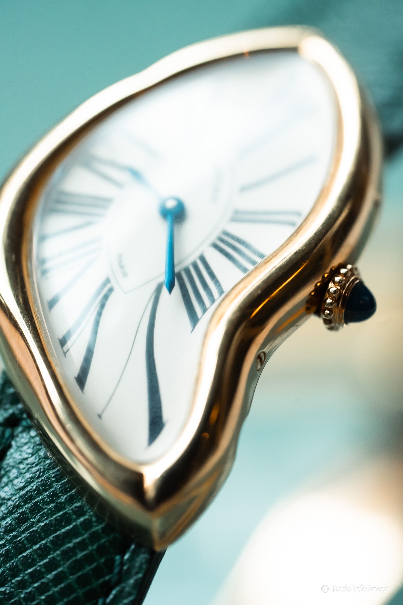 Dial of Cartier Crash