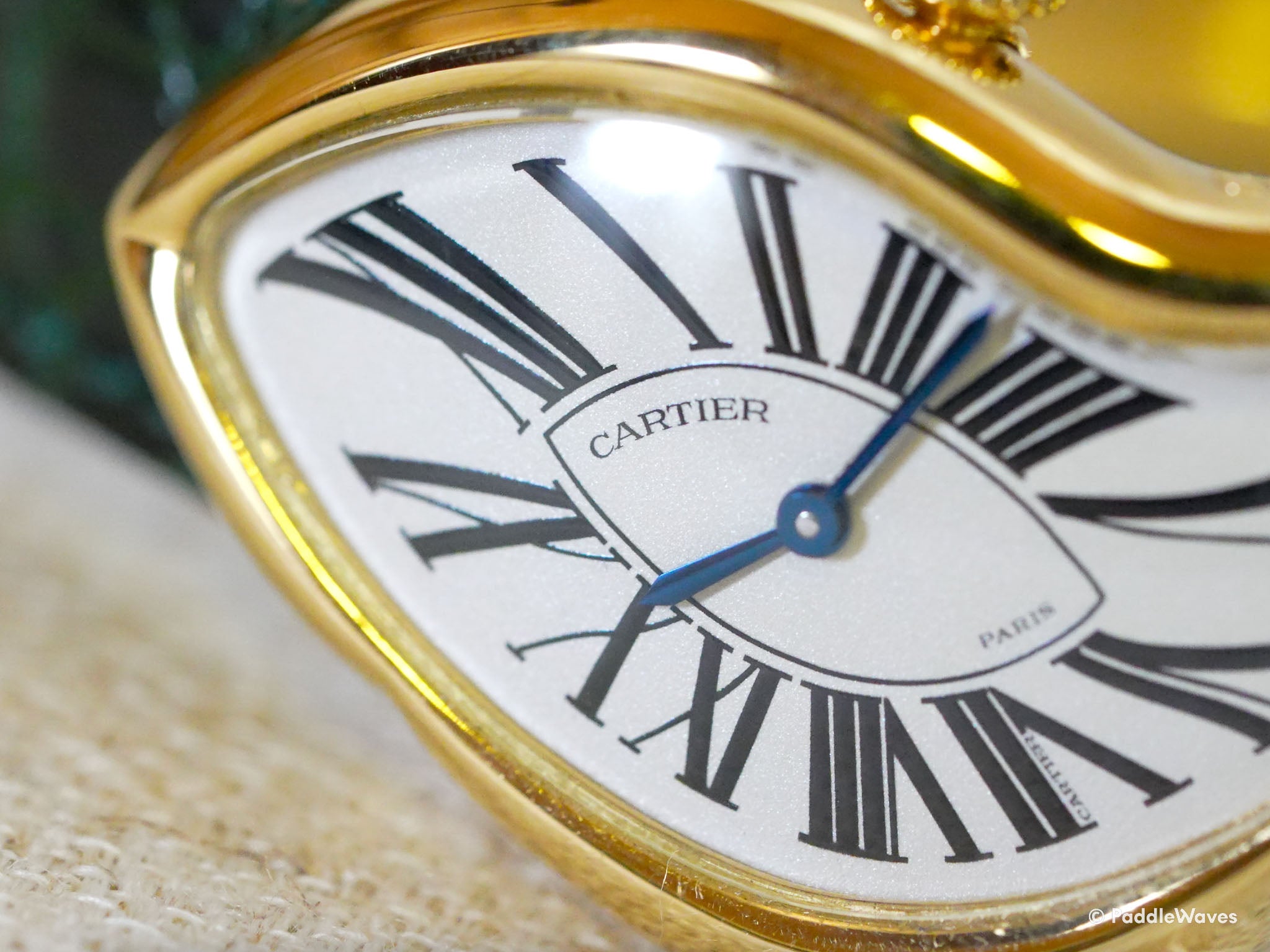Dial of Cartier Crash