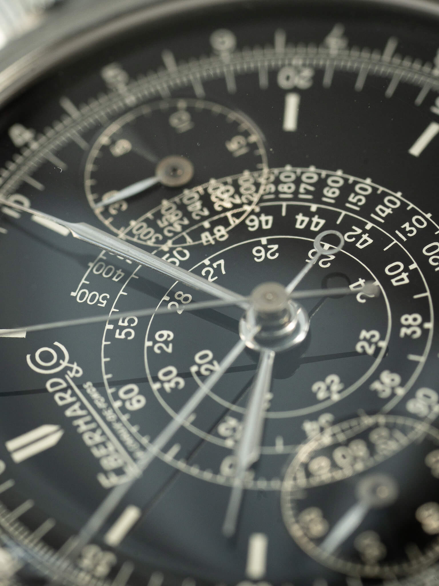 Detail of Eberhard Split Seconds Chronograph