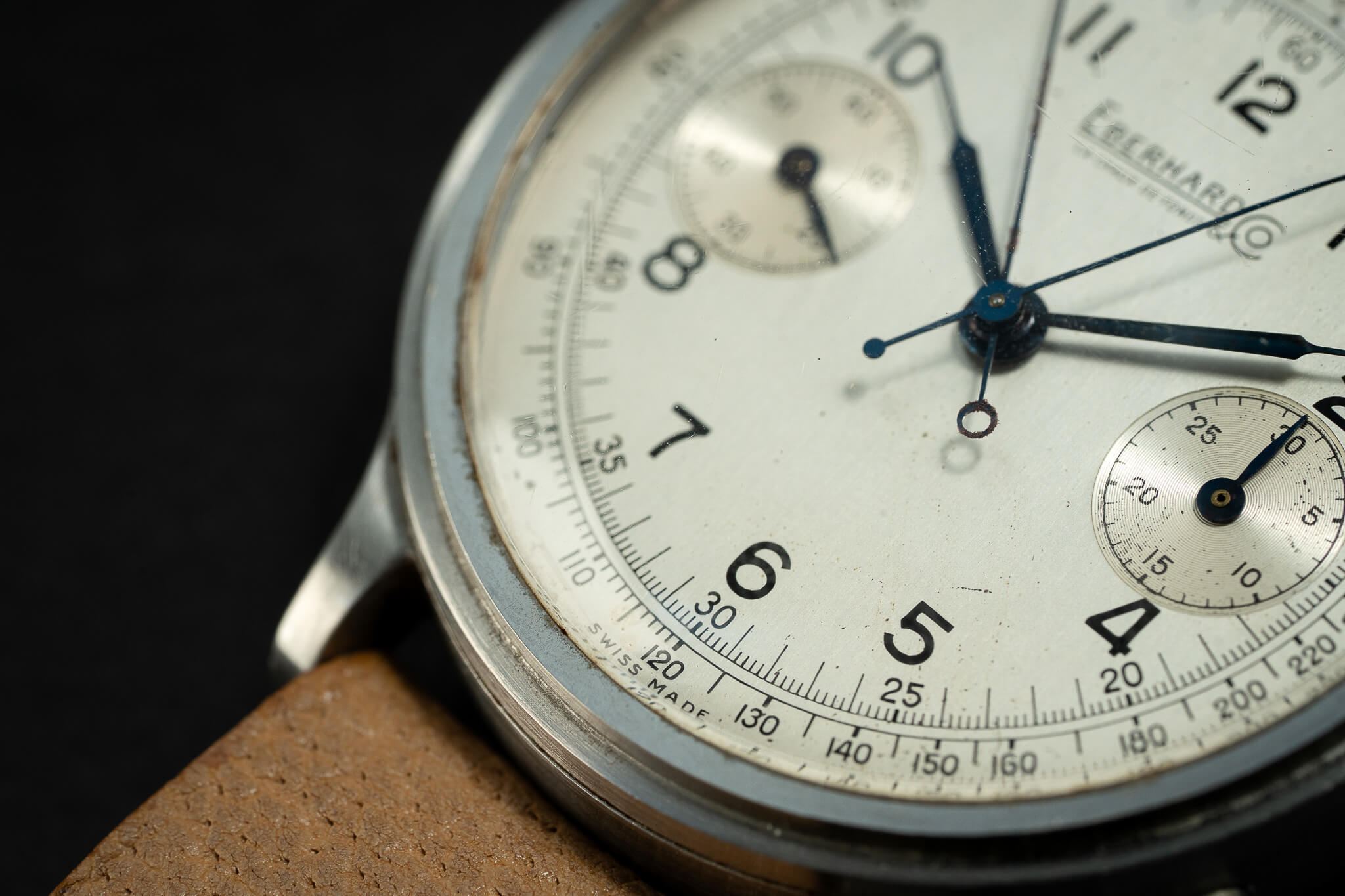 Detail of Eberhard Split Seconds Chronograph
