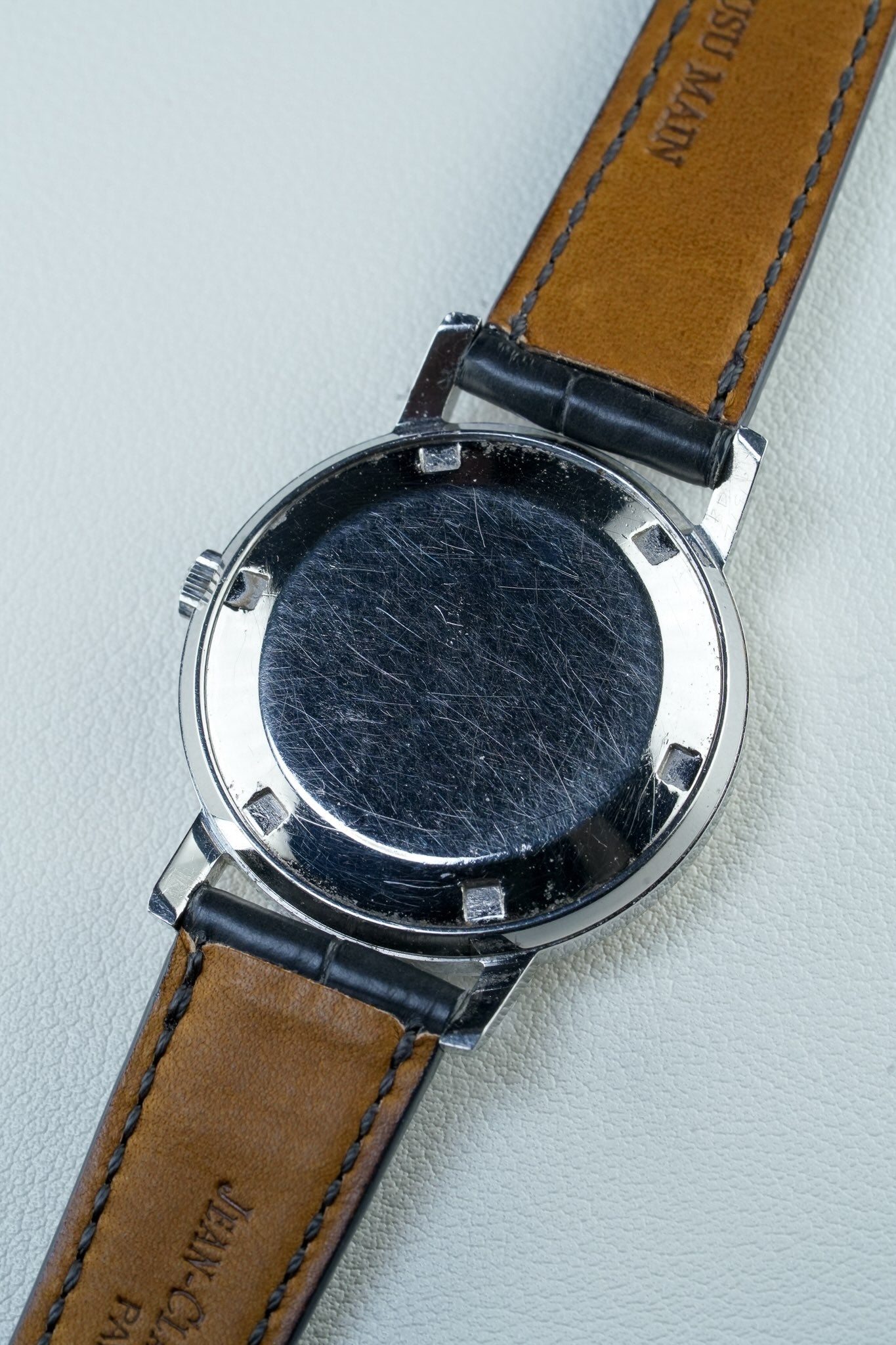 Case back of Patek Philippe 3466 in Stainless steel