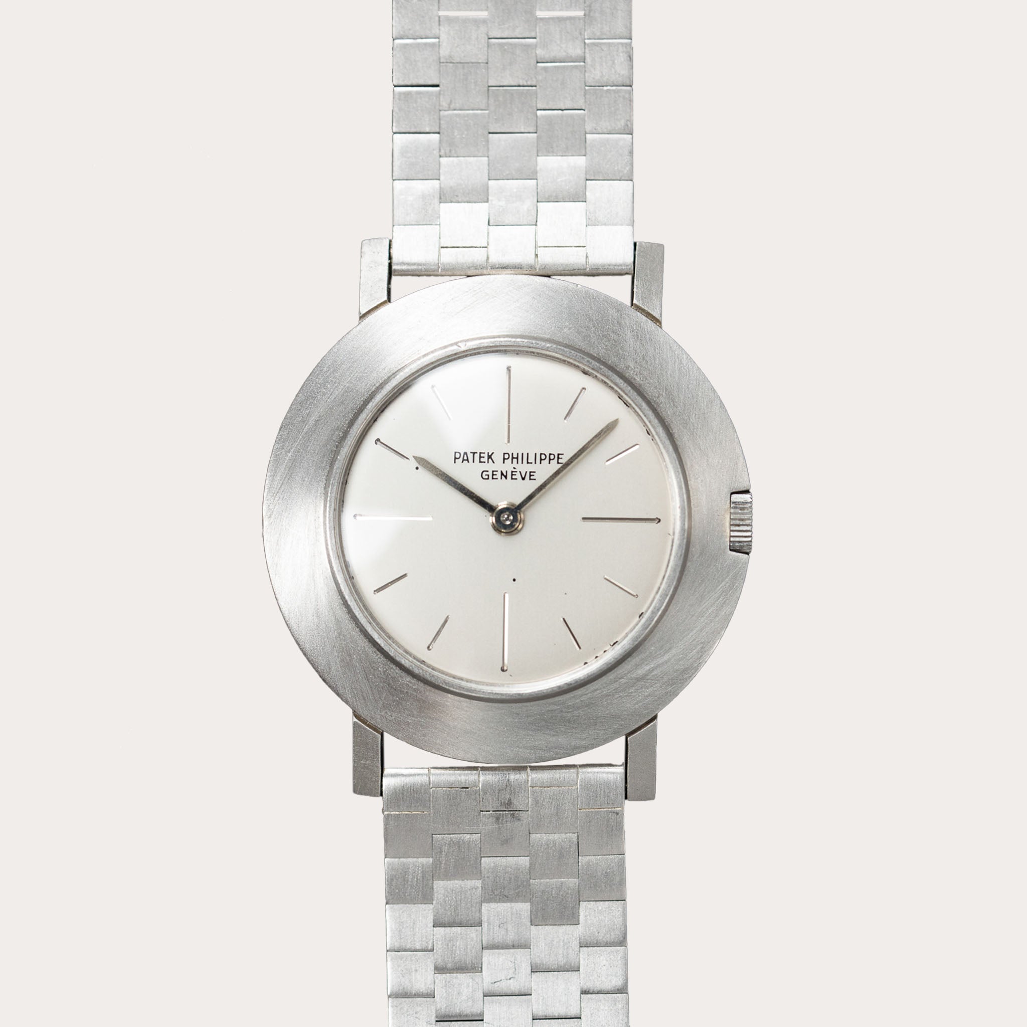 Patek Philippe Disco Volante ref.2594 in Platinum on Original Bracelet