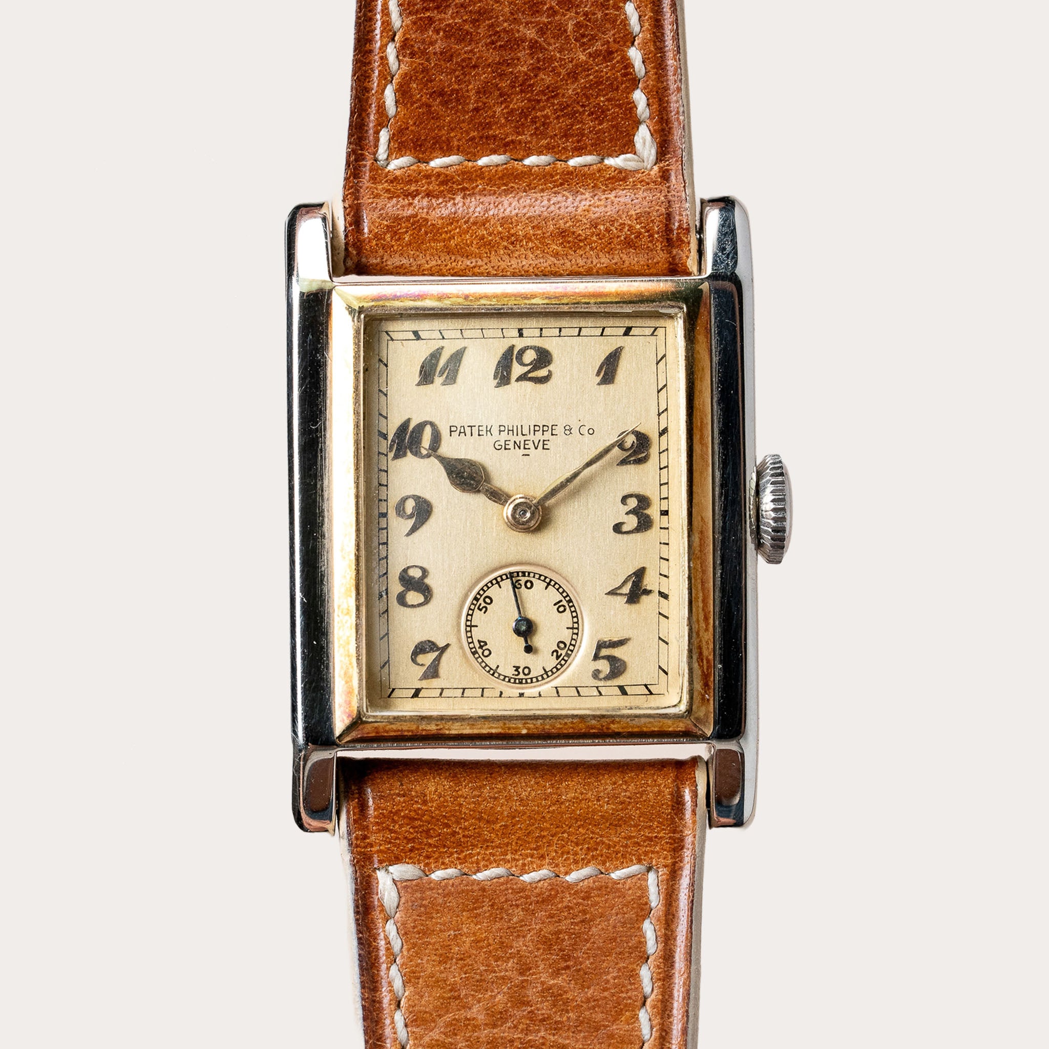 Patek Philippe Pre-Reference Rectangular with Breguet Numerals