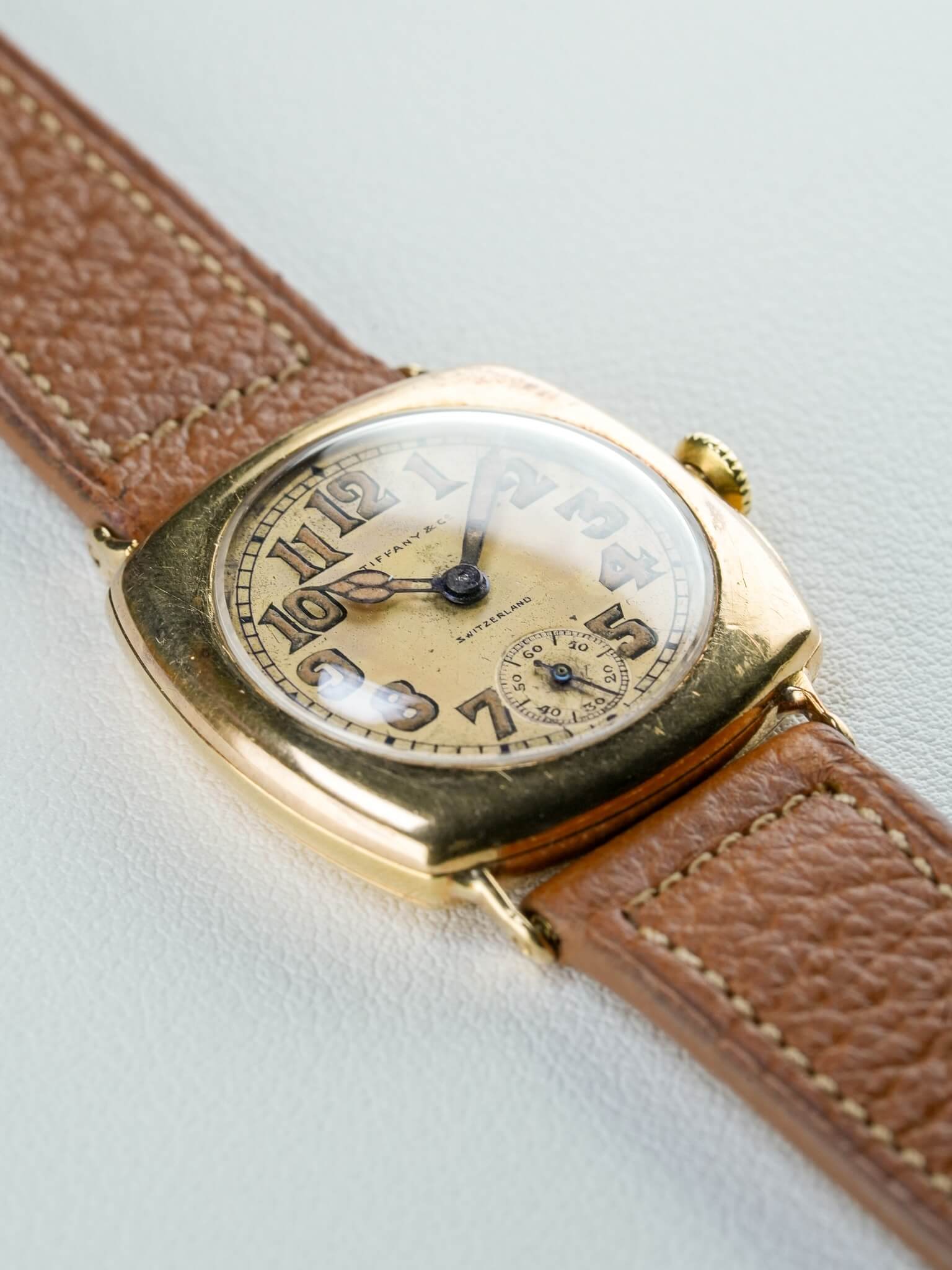 Side view of Petak Philippe Early Cushion Tiffany