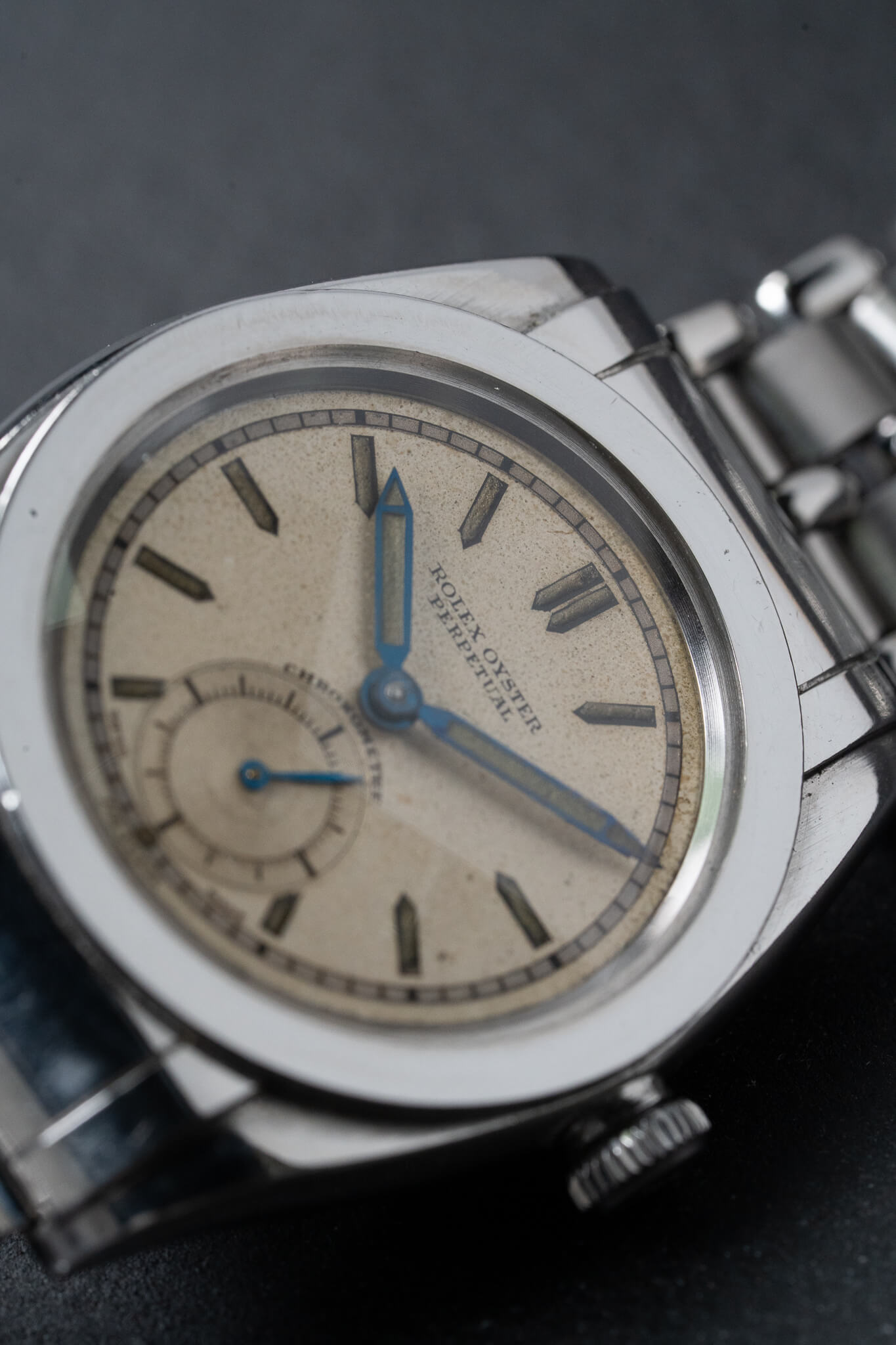 Detail of Rolex Bubbleback ref.3599