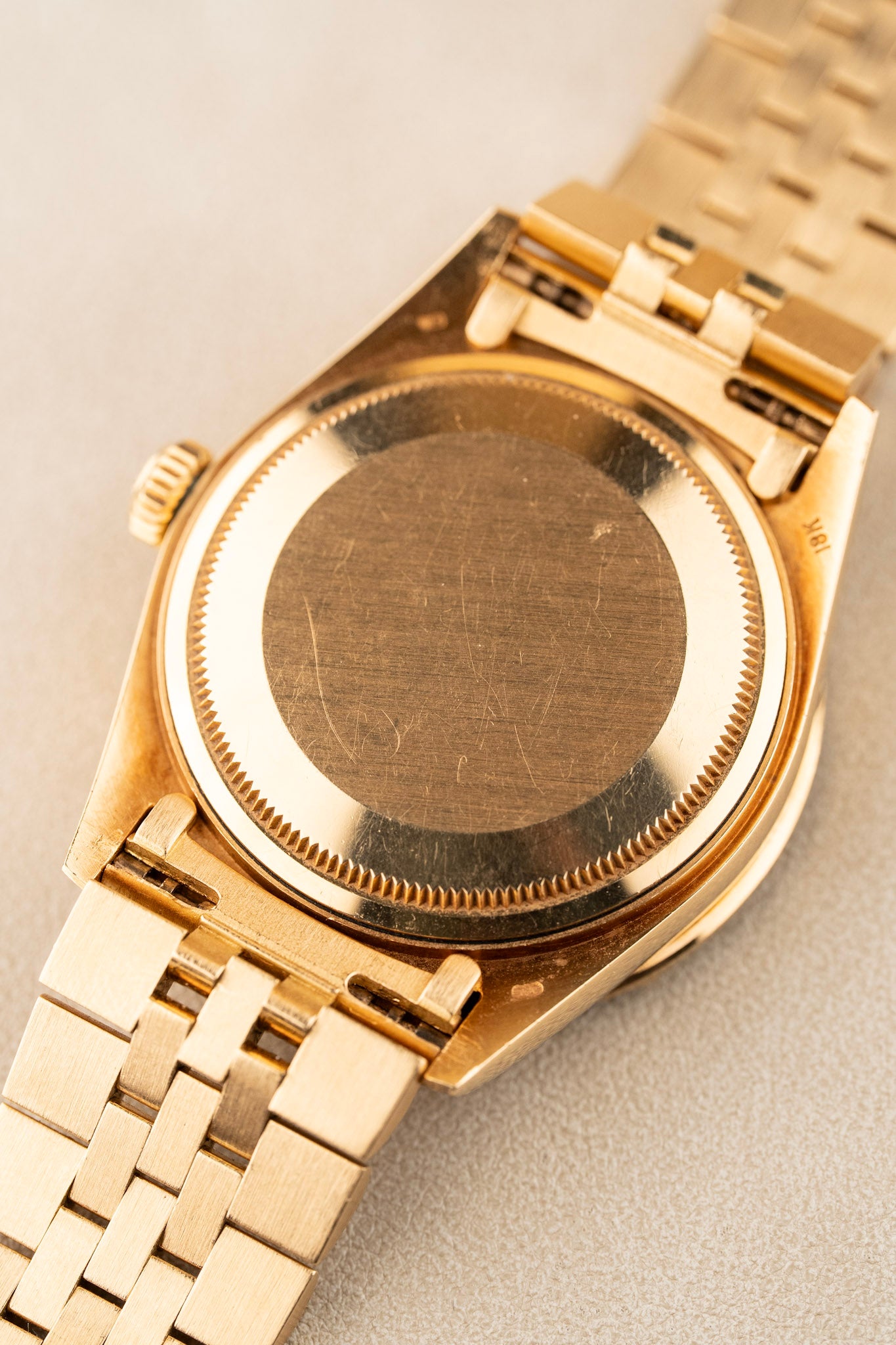 Case back of Rolex_Day-Date_18168