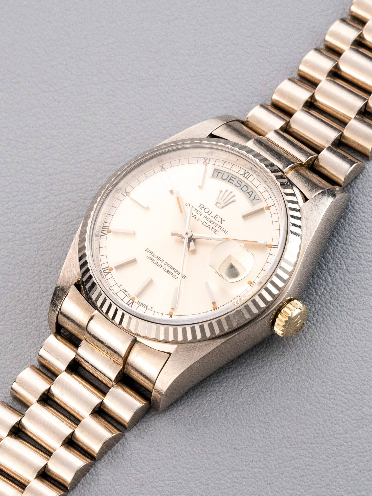 Rolex Day-Date ref.18039 in White Gold