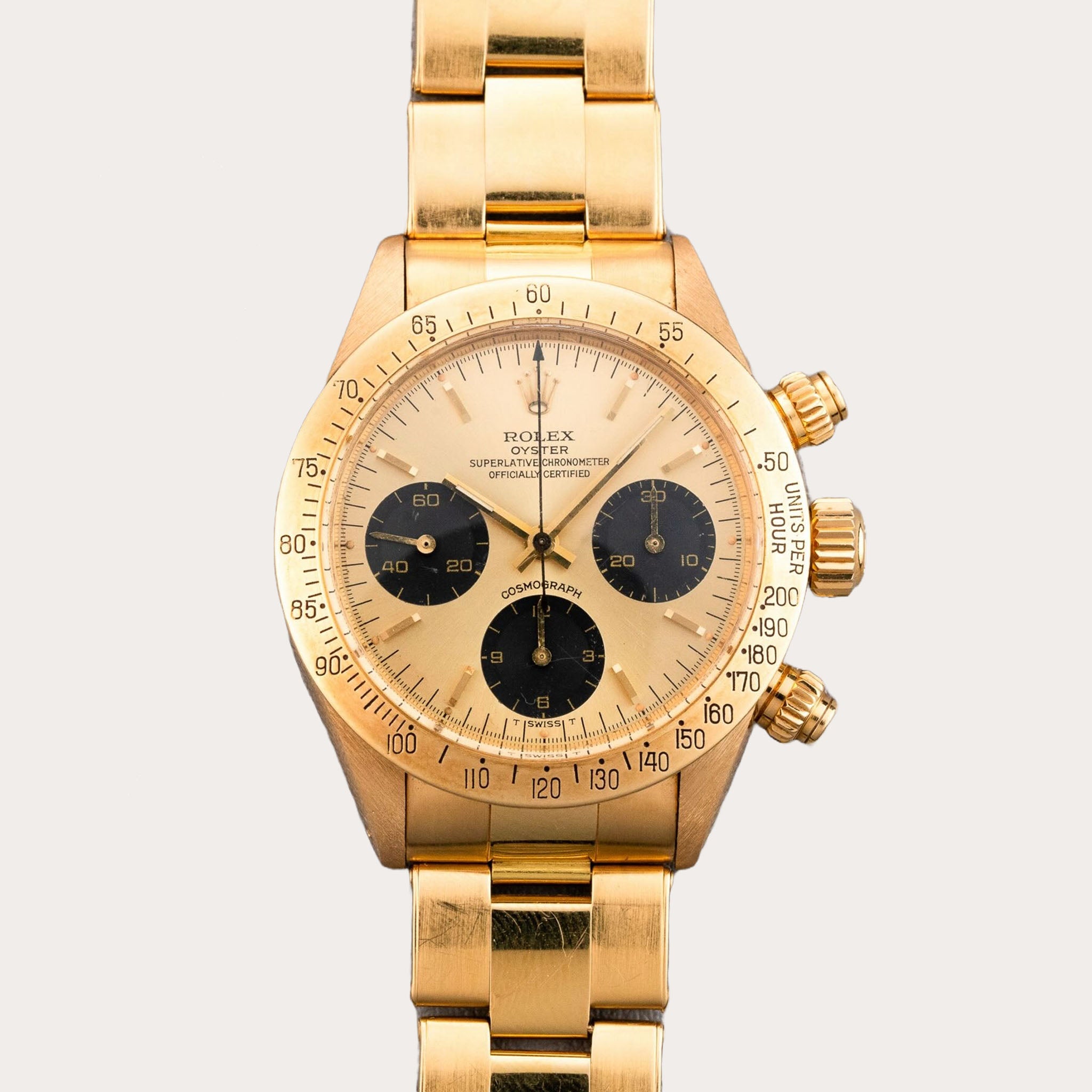 Rolex Daytona ref.6265 in Yellow Gold