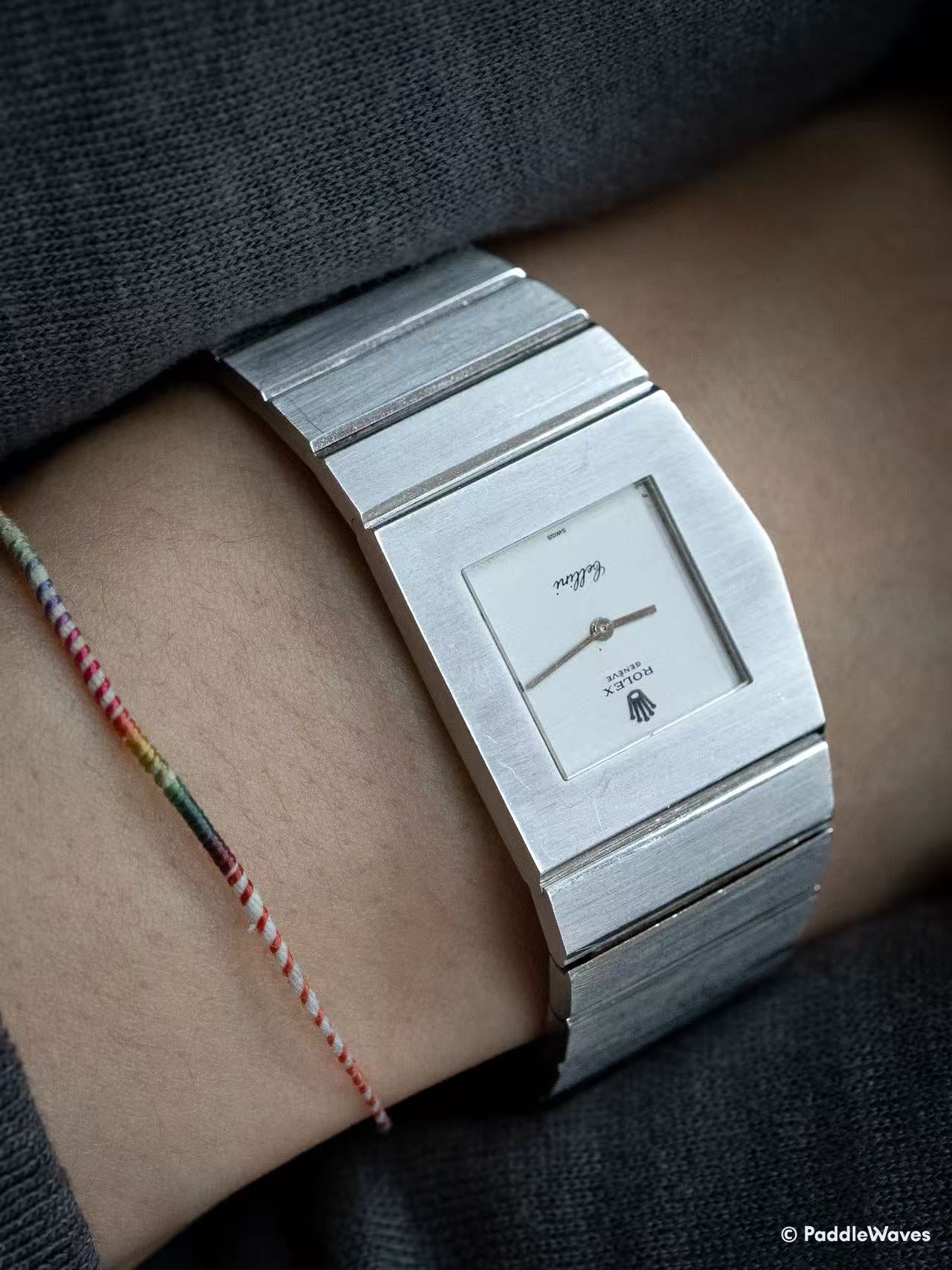 Wrist shot of  Rolex King Midas ref.4315 in WhiteGold