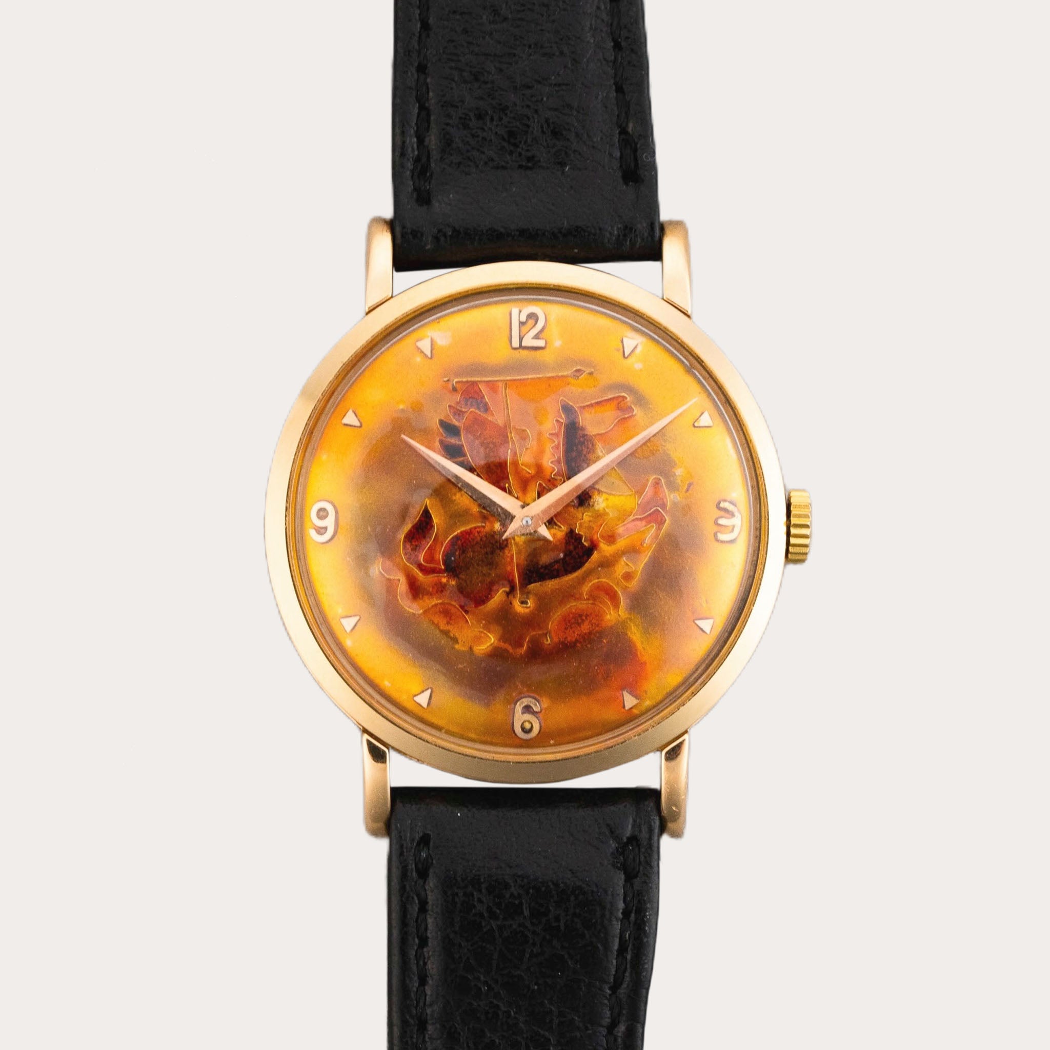 Universal Geneve in Yellow Gold Cloisonne Dial